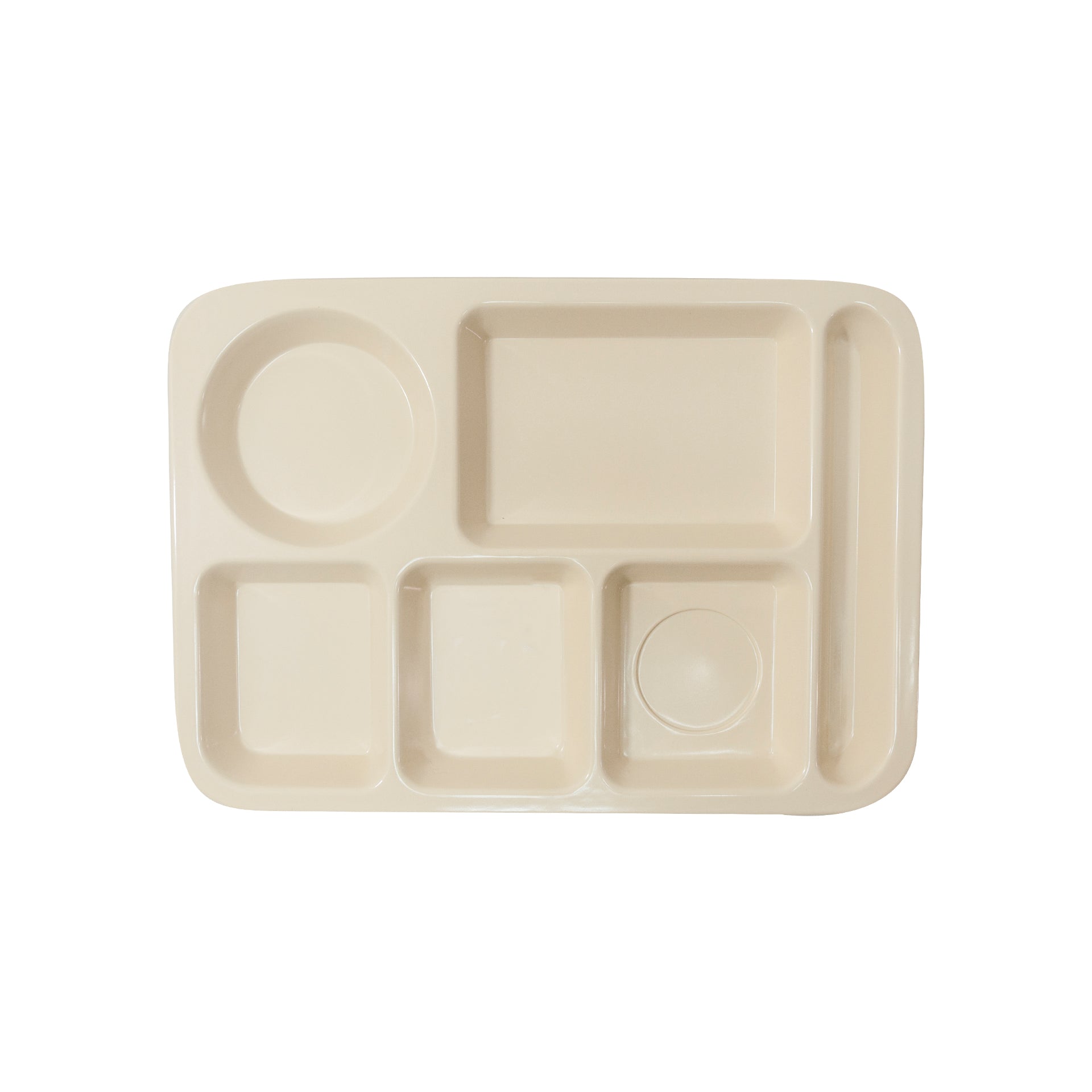 Plato Rectangular Divisiones |Melamina Beige – Tavola