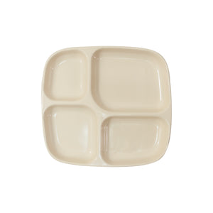 Plato Cuadrado 4 Divisiones |Melamina Beige