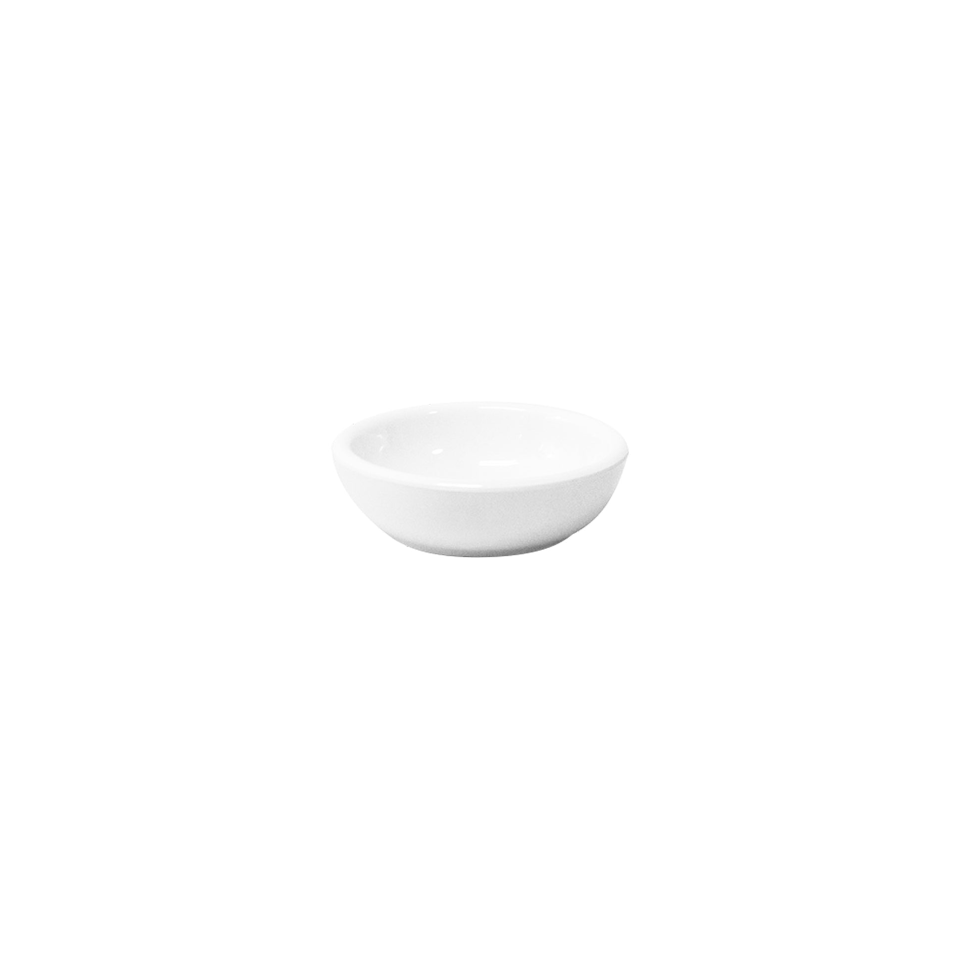 Platito Redondo 7 cm |Melamina Blanca