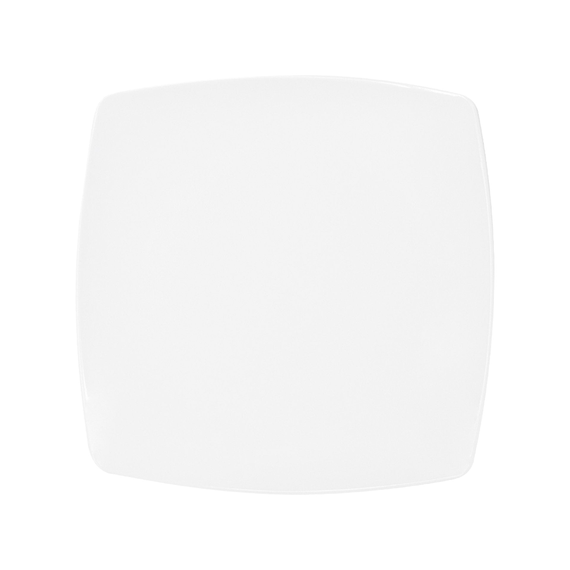 Plato Cuadrado Coupe De 8" Melamina Blanca | Blanca