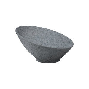 Bowl Inclinado De 21 cm|Melamina Gray Granite