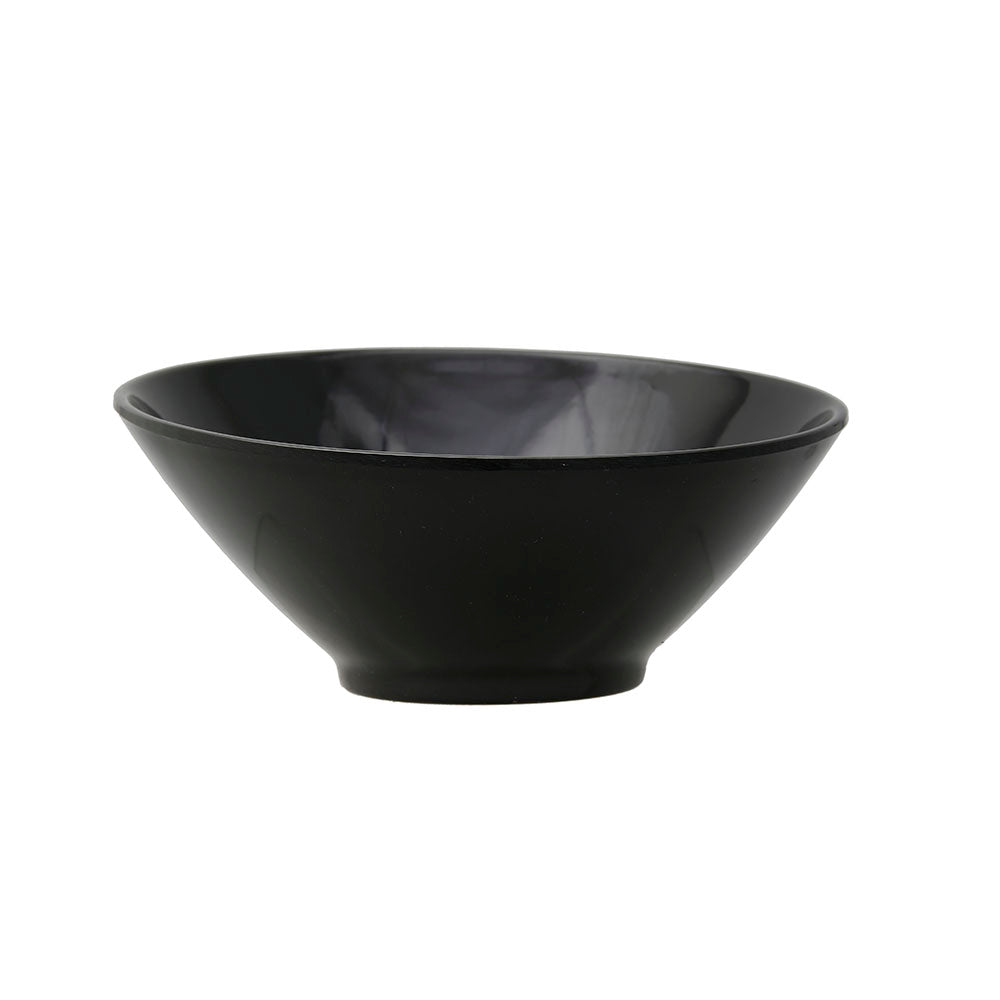 Bowl Inclinado De 21 cm De Melamina Negra |Negra