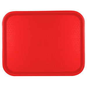 Charola Roja De Plástico 35 x 45 Cm | Charolas